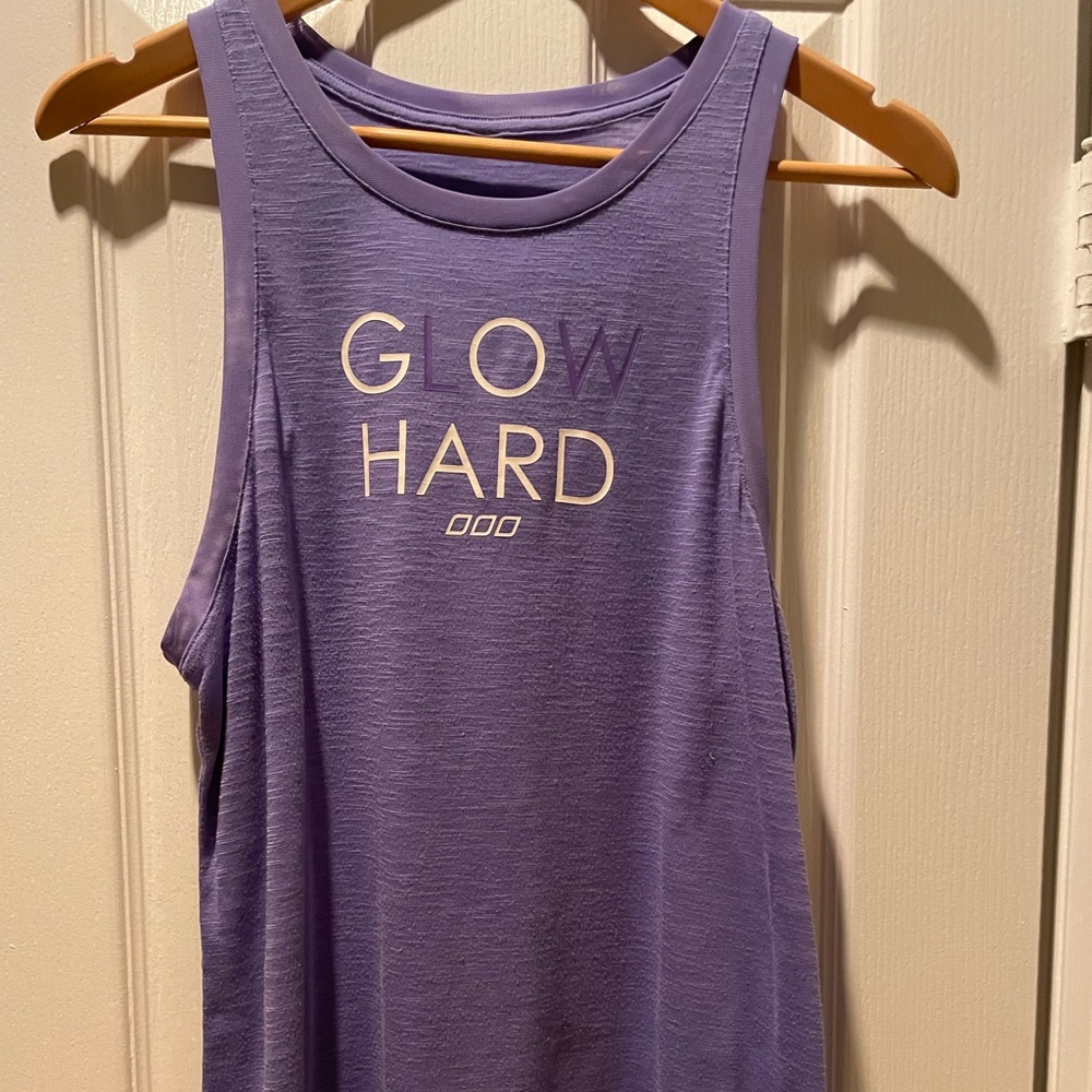 Lavender exercise tank top